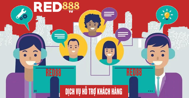 dịch vụ hỗ trợ khách hàng red88 được đánh giá cao
