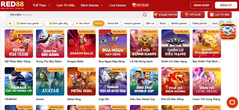 nổ hũ red88 chơi để nhận thưởng lớn